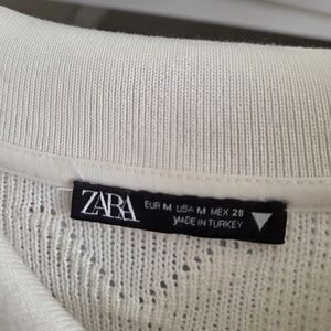 Zara Cream Sweater Cardigan